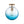 Load image into Gallery viewer, Art Deco 1-Light Blue Ribbed Glass Globe Semi Flush Mount
