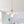 Art Deco 1-Light White Scalloped Ceramic Bloom Pendant
