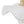 Art Deco 1-Light White Scalloped Ceramic Bloom Pendant