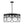 Art Deco 6-Light Tiered Water Glass Rounds Circle Chandelier