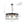 Art Deco 6-Light Tiered Water Glass Rounds Circle Chandelier