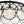 Art Deco 6-Light Tiered Water Glass Rounds Circle Chandelier