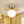 Art Deco Brass 1-Light Opal Glass Globe Semi Flush Mount