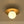 Art Deco Brass 1-Light Opal Glass Globe Semi Flush Mount