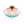 Art Deco Rainbow 1-Light Colored Glass Kids Semi Flush Mount
