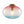 Art Deco Rainbow 1-Light Colored Glass Kids Semi Flush Mount