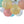 Art Deco Rainbow Cluster Colorful Glass Bubble Kids Chandelier