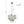 Art Deco Rainbow Cluster Colorful Glass Bubble Kids Chandelier