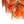 Art Deco Vintage Orange Water Glass Round Tiered Chandelier