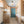 Load image into Gallery viewer, Art Deco 1-Light Blue Ribbed Glass Globe Semi Flush Mount

