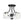 Load image into Gallery viewer, Round Drum Hammered Glass Semi Flush Mount
