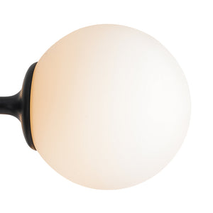 9-Light Tiered Sputnik Glass Globe Bubble Chandelier