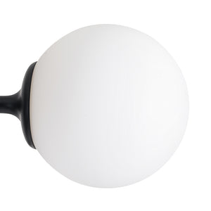 9-Light Tiered Sputnik Glass Globe Bubble Chandelier