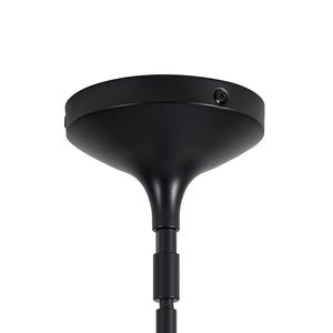 9-Light Tiered Sputnik Glass Globe Bubble Chandelier