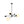 Load image into Gallery viewer, Wind-Vane Tiered 3-Light Opal Glass Globe Sputnik Chandelier
