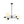 Load image into Gallery viewer, Wind-Vane Tiered 3-Light Opal Glass Globe Sputnik Chandelier
