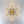 Bloom Brass 12-Light Ribbed Glass Bubble Semi Flush Chandelier