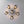 Bloom Brass Smoked Glass Bubble Semi Flush Chandelier