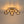 Bloom Brass Smoked Glass Bubble Semi Flush Chandelier