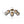 Bloom Brass Smoked Glass Bubble Semi Flush Chandelier