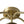 Bloom Brass Smoked Glass Bubble Semi Flush Chandelier
