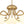 Bloom Firework Brass Tiered Opal Glass Bubble Chandelier