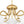 Bloom Firework Brass Tiered Opal Glass Bubble Chandelier
