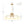 Bloom Firework Brass Tiered Opal Glass Bubble Chandelier