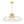 Bloom Firework Brass Tiered Opal Glass Bubble Chandelier