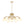 Bloom Firework Brass Tiered Opal Glass Bubble Chandelier