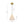 Bloom Pleated Shine Opal Glass Calla Flower Pendant Light