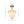 Bloom Pleated Shine Opal Glass Calla Flower Semi Flush Mount