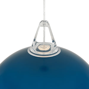 Scandinavian Colored Wide Metal Dome Kitchen Pendant Light