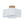 4-Light White Fabric Quatrefoil Cage Semi Flush Mount