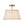 Boho Beige Woven Thread Drum Cage Brass Semi Flush Mount