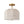 Boho Fabric Linen Round Scalloped Dome Cage Ceiling Light