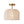 Boho Fabric Linen Round Scalloped Dome Cage Ceiling Light