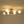 8-Light Opal Glass Globe Linear Sputnik Semi Flush Chandelier