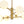 Brass 8-Light Tiered Opal Glass Globe Sputnik Chandelier