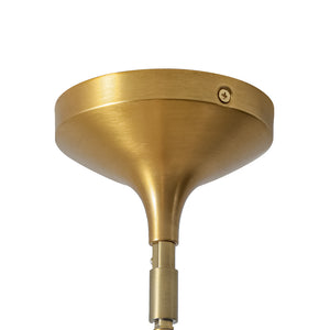 9-Light Tiered Sputnik Glass Globe Bubble Chandelier