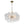 Load image into Gallery viewer, Brass Cluster Ribbed Glass Globe Bubble Chandelier
