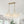 Load image into Gallery viewer, Brass Cluster Ribbed Glass Globe Bubble Linear Chandelier
