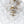 Brass Cluster Ribbed Glass Globe Bubble Semi Flush Chandelier
