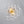 Brass Cluster Ribbed Glass Globe Bubble Semi Flush Chandelier