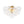 Brass Cluster Ribbed Glass Globe Bubble Semi Flush Chandelier
