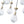 Glam Cluster 13-Light Teardrop Glass Linear Island Pendant
