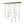 Glam Cluster 13-Light Teardrop Glass Linear Island Pendant