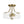 Round Drum Hammered Glass Semi Flush Mount