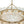 Load image into Gallery viewer, Brass Halo Ribbed Glass Globe Bubble Ring Chandelier
