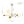 Load image into Gallery viewer, Wind-Vane Tiered 3-Light Opal Glass Globe Sputnik Chandelier
